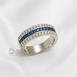 Anillo de compromiso plata