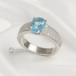 Rhodium Plated Ring